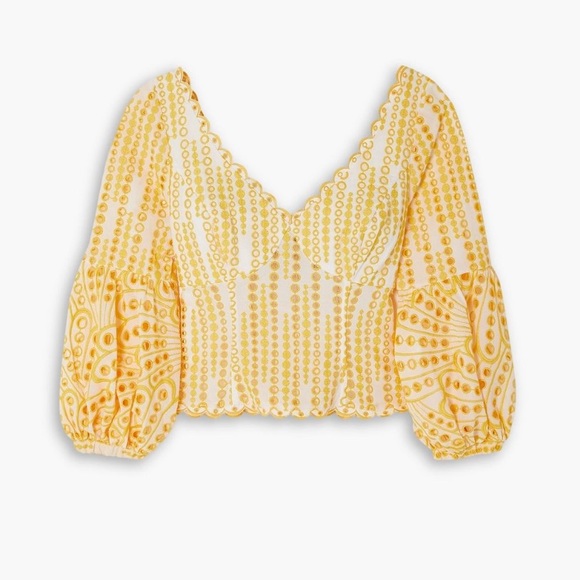 Charo Ruiz Ibiza Broderie Anglaise Renata Top - Picture 2 of 9